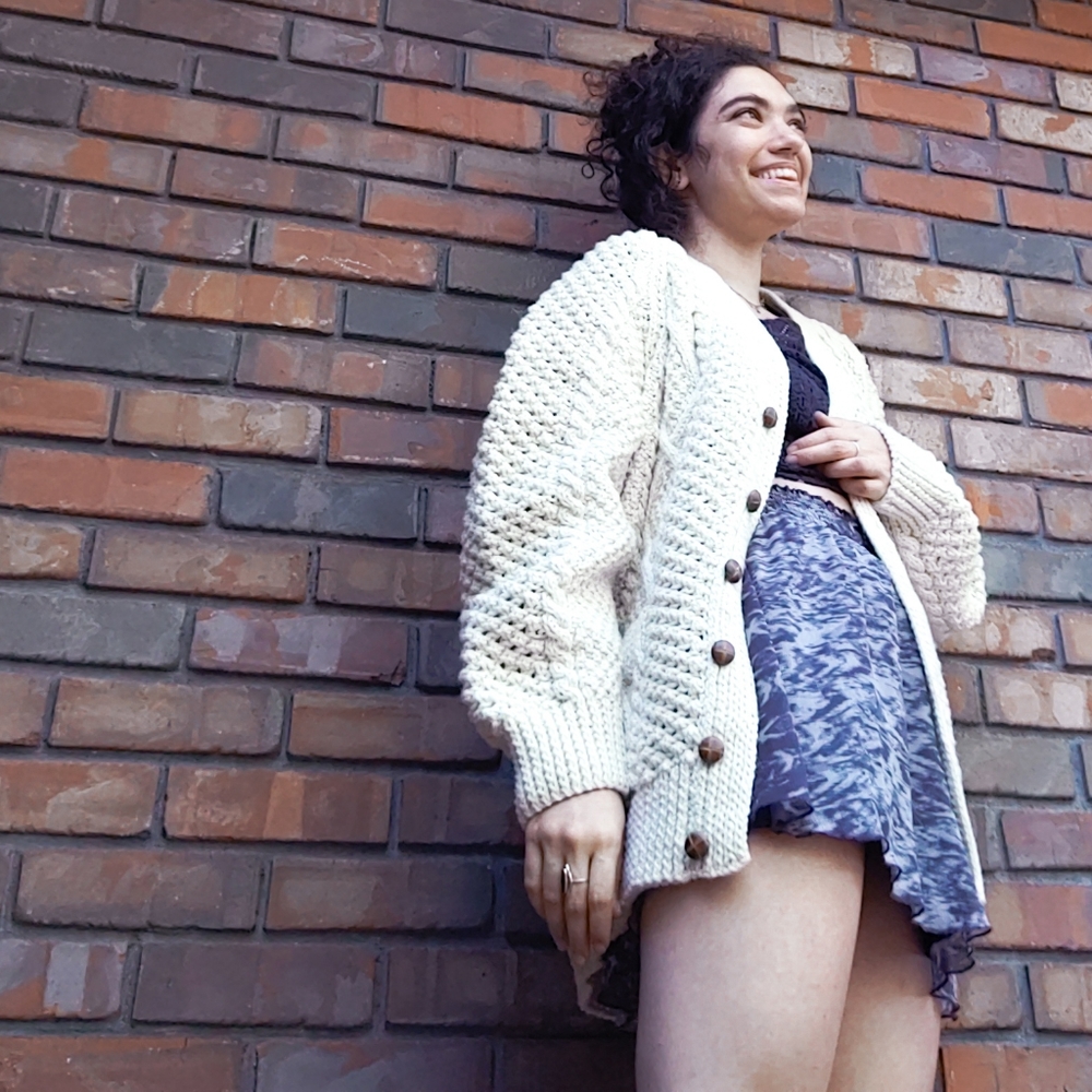 Handmade Wool Cardigan